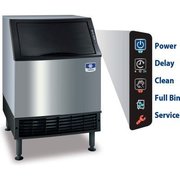 Manitowoc Ice Undercounter Ice Maker, Air-Cooled, Self Contained, Half Dice Cube UYF-0140A
